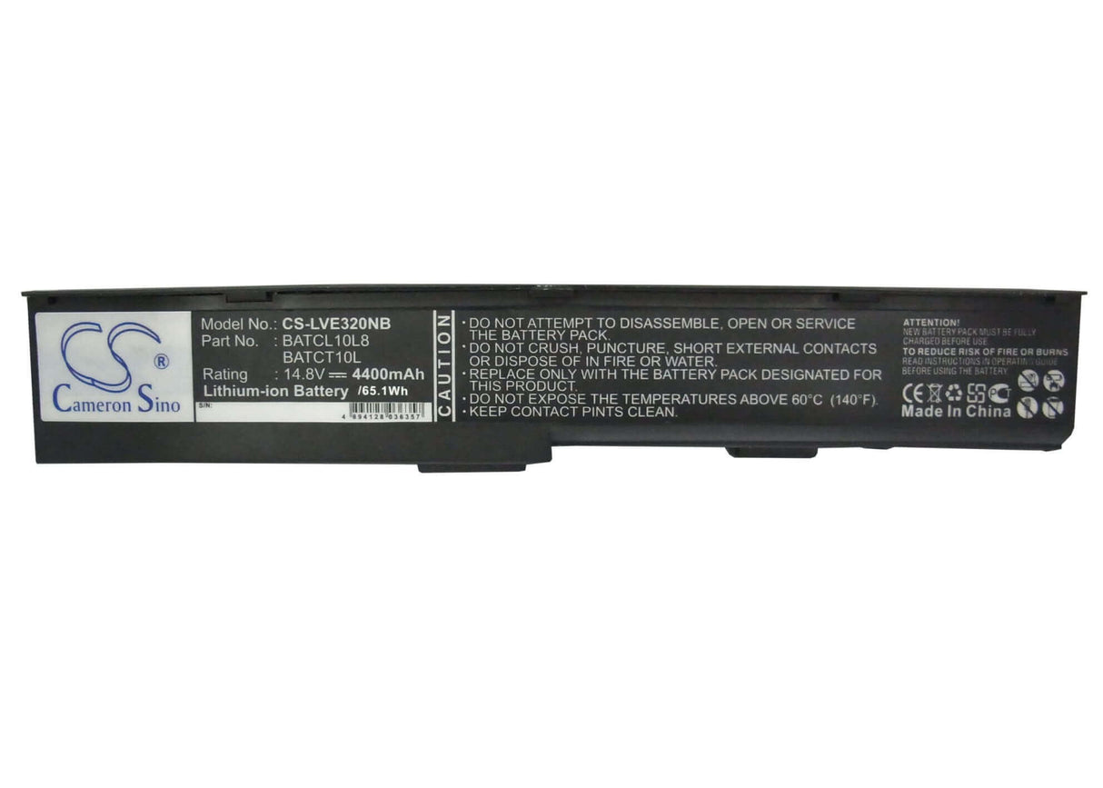 Black Battery For Lenovo E320, V71 14.8v, 4400mah - 65.12wh Notebook, Laptop Cameron Sino Technology Limited (Suspended)   