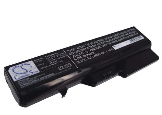 Black Battery For Lenovo Ideapad G460, Ideapad B470, Ideapad B470a 11.1v, 6600mah - 73.26wh Notebook, Laptop Cameron Sino Technology Limited   