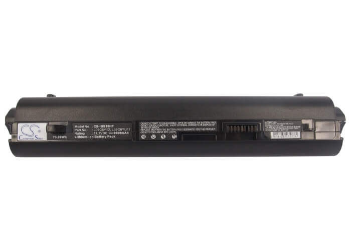 Black Battery For Lenovo Ideapad S10-2, Ideapad S10-2 20027, Ideapad S10-2 2957 11.1v, 6600mah - 73.26wh Notebook, Laptop Cameron Sino Technology Limited   