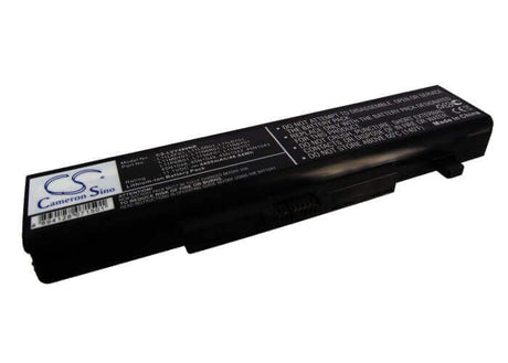 Black Battery For Lenovo Ideapad Y480, Ideapad Y480a, Ideapad Y480m 11.1v, 4400mah - 48.84wh Notebook, Laptop Cameron Sino Technology Limited   