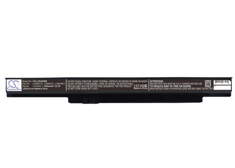 Black Battery For Lenovo Thinkpad K26, Thinkpad E26, Thinkpad K27 14.8v, 2200mah - 32.56wh Notebook, Laptop Cameron Sino Technology Limited   