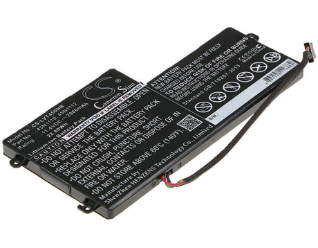 Black Battery For Lenovo Thinkpad T450, Thinkpad T440, Thinkpad K2450 11.4v, 2000mah - 22.80wh Notebook, Laptop Cameron Sino Technology Limited   