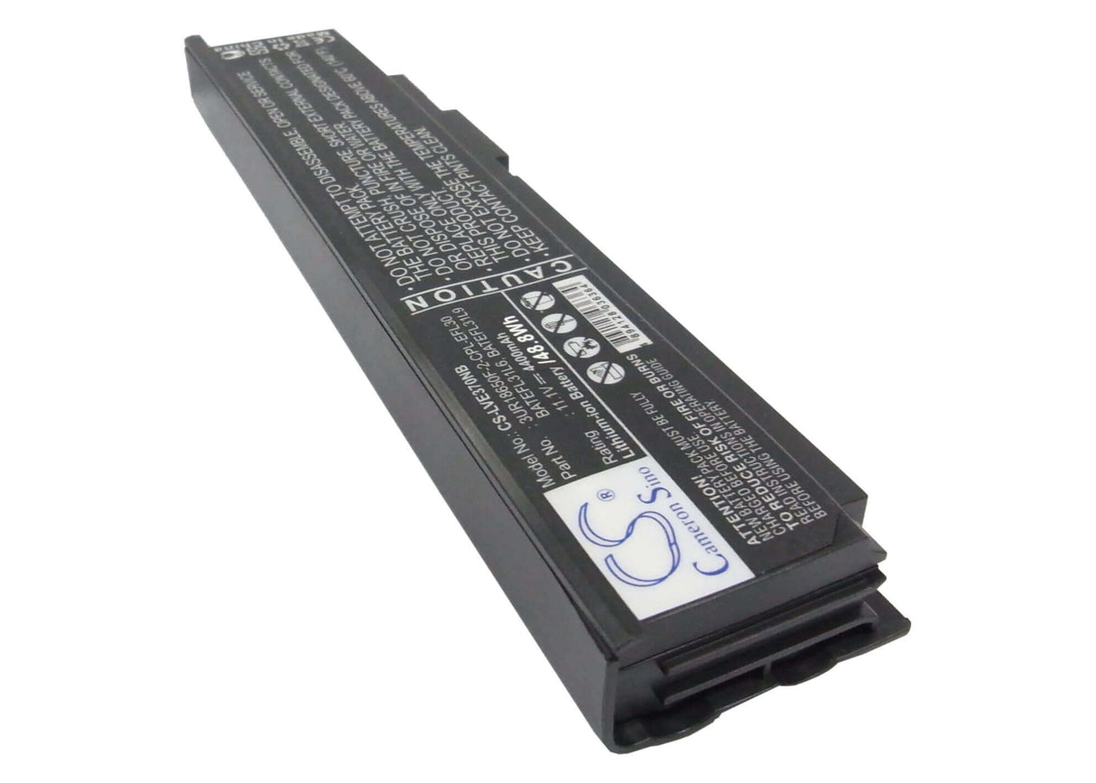 Black Battery For Lenovo Y100, E370 11.1v, 4400mah - 48.84wh Notebook, Laptop Cameron Sino Technology Limited   