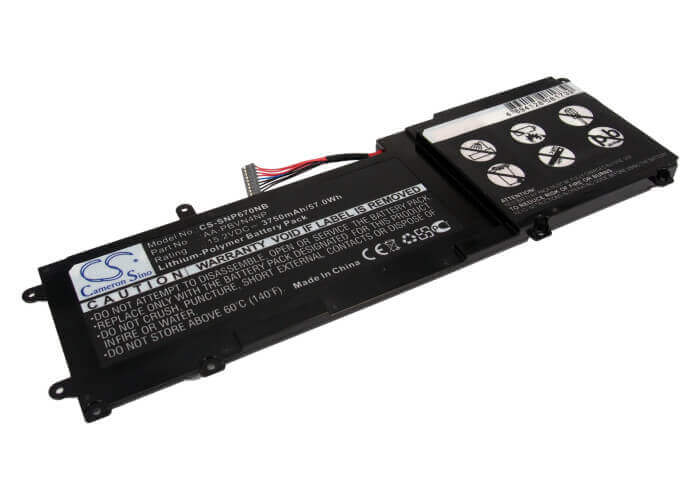 Black Battery For Samsung Ativ Book 6, Np670z5e, Np670z5e-x01 15.2v, 3750mah - 57.00wh Notebook, Laptop Cameron Sino Technology Limited (Suspended)   