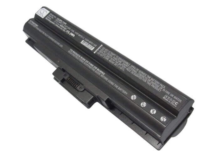 Black Battery For Sony Vaio Vgn-aw230j/h, Vaio Vgn-aw235j/b, Vaio Vgn-aw290jfq 11.1v, 6600mah - 73.26wh Batteries for Electronics Cameron Sino Technology Limited   