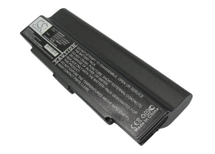 Black Battery For Sony Vaio Vgn-c15gpb, Vaio Vgn-sz13c/ B, Vaio Vgn-c50ha/ W 11.1v, 8800mah - 97.68wh Notebook, Laptop Cameron Sino Technology Limited   