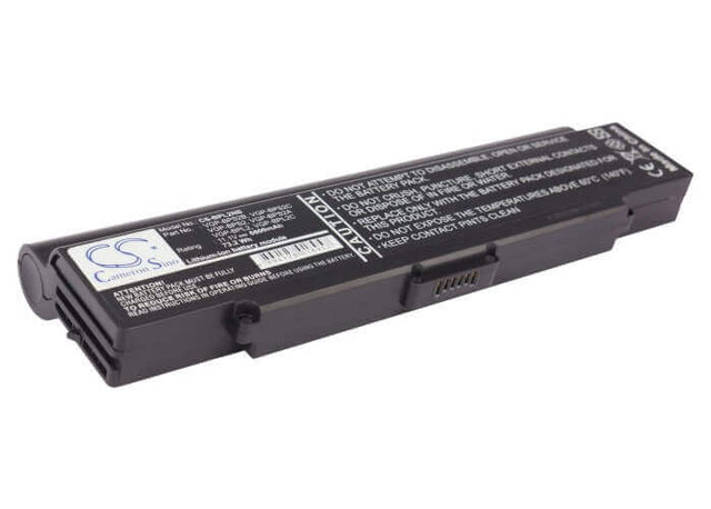 Black Battery For Sony Vgn-ar390e, Vaio Vgn-fe590, Vaio Vgn-c291nw/ G 11.1v, 6600mah - 73.26wh Notebook, Laptop Cameron Sino Technology Limited   