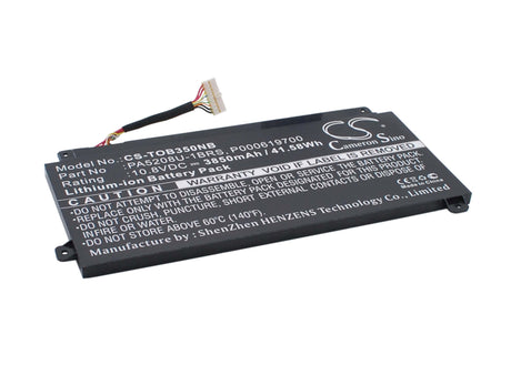 Black Battery For Toshiba Chromebook Cb35, Chromebook Cb35-b, Chromebook Cb35-b3340 10.8v, 3850mah - 41.58wh Notebook, Laptop Cameron Sino Technology Limited   