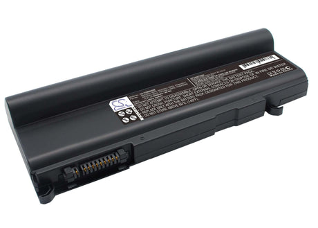 Black Battery For Toshiba Dynabook Tx, Tecra A9, Tecra S3-120 10.8v, 8800mah - 95.04wh Notebook, Laptop Cameron Sino Technology Limited (Suspended)   