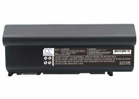 Black Battery For Toshiba Dynabook Tx, Tecra A9, Tecra S3-120 10.8v, 8800mah - 95.04wh Notebook, Laptop Cameron Sino Technology Limited (Suspended)   