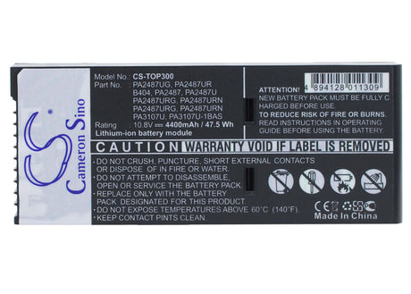 Black Battery For Toshiba Satellite 4280zdvd, Satellite 2180cdt, Satellite 2600 10.8v, 4400mah - 47.52wh Batteries for Electronics Cameron Sino Technology Limited (Suspended)   