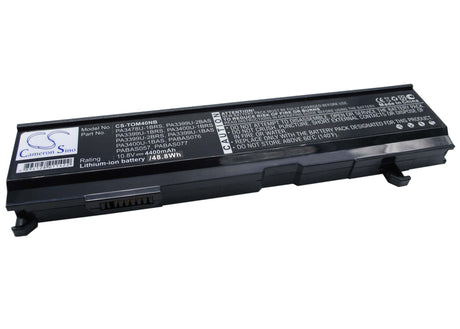 Black Battery For Toshiba Satellite A80-116, Satellite M40-300, Tecra A3-181 10.8v, 4400mah - 47.52wh Notebook, Laptop Cameron Sino Technology Limited   