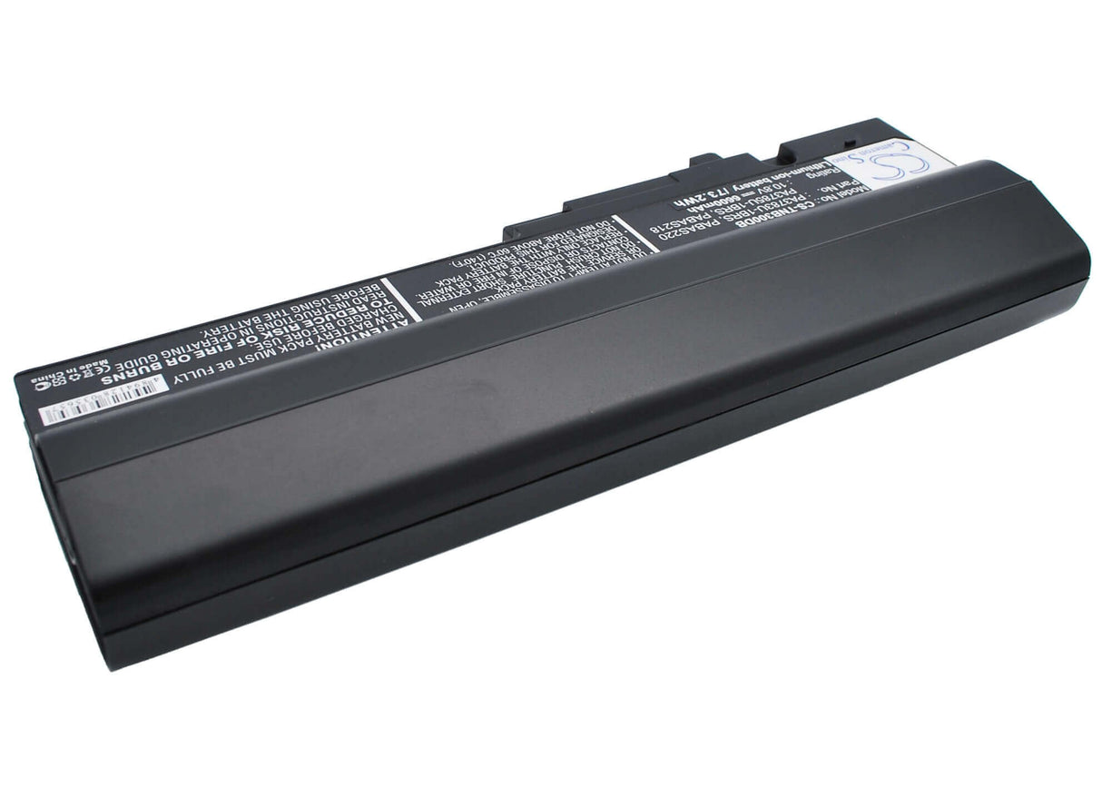 Black Battery For Toshiba Satellite Nb300, Satellite N302, Satellite Nb305 10.8v, 6600mah - 71.28wh Notebook, Laptop Cameron Sino Technology Limited   