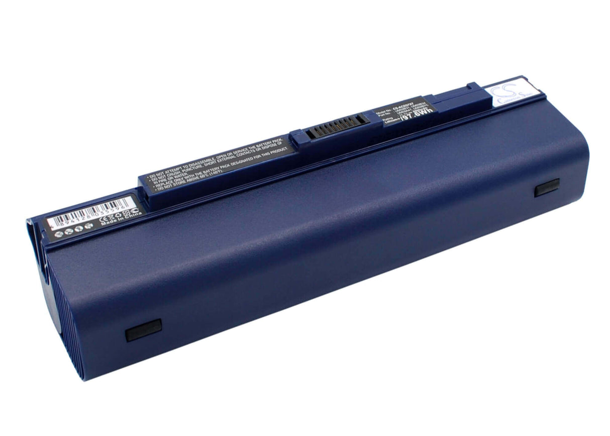 Blue Battery For Acer Aspire One 531, Aspire One 751, Aspire One 751-bk23 11.1v, 8800mah - 97.68wh Notebook, Laptop Cameron Sino Technology Limited   