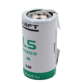 C Size 3.6v 7700mah Saft Ls26500 Battery With Parallel Tabs Battery By Use Saft Lithium Batteries   