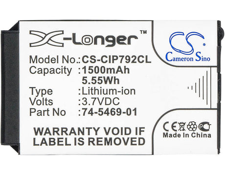 Cordless Phone Battery For Cisco, 7026g, 74-5468-01, 7925, 7925g, 3.7v, 1500mah - 5.55wh Cordless Phone Cameron Sino Technology Limited (Cordless Phone)   