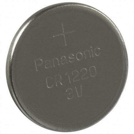 Cr1220 3 Volt Lithium Battery Replacement Battery By Use Panasonic   