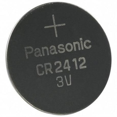 Cr2412 3 Volt Lithium Battery Replacement Battery By Use Panasonic   
