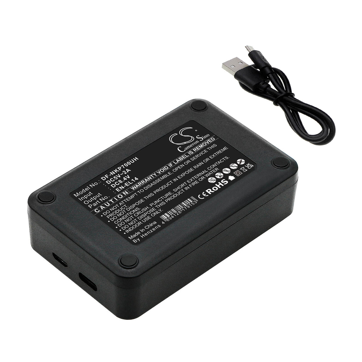 Dual Battery Charger To Charge Nikon En-el14, Mh-24 Camera Charger Cameron Sino Technology Limited   