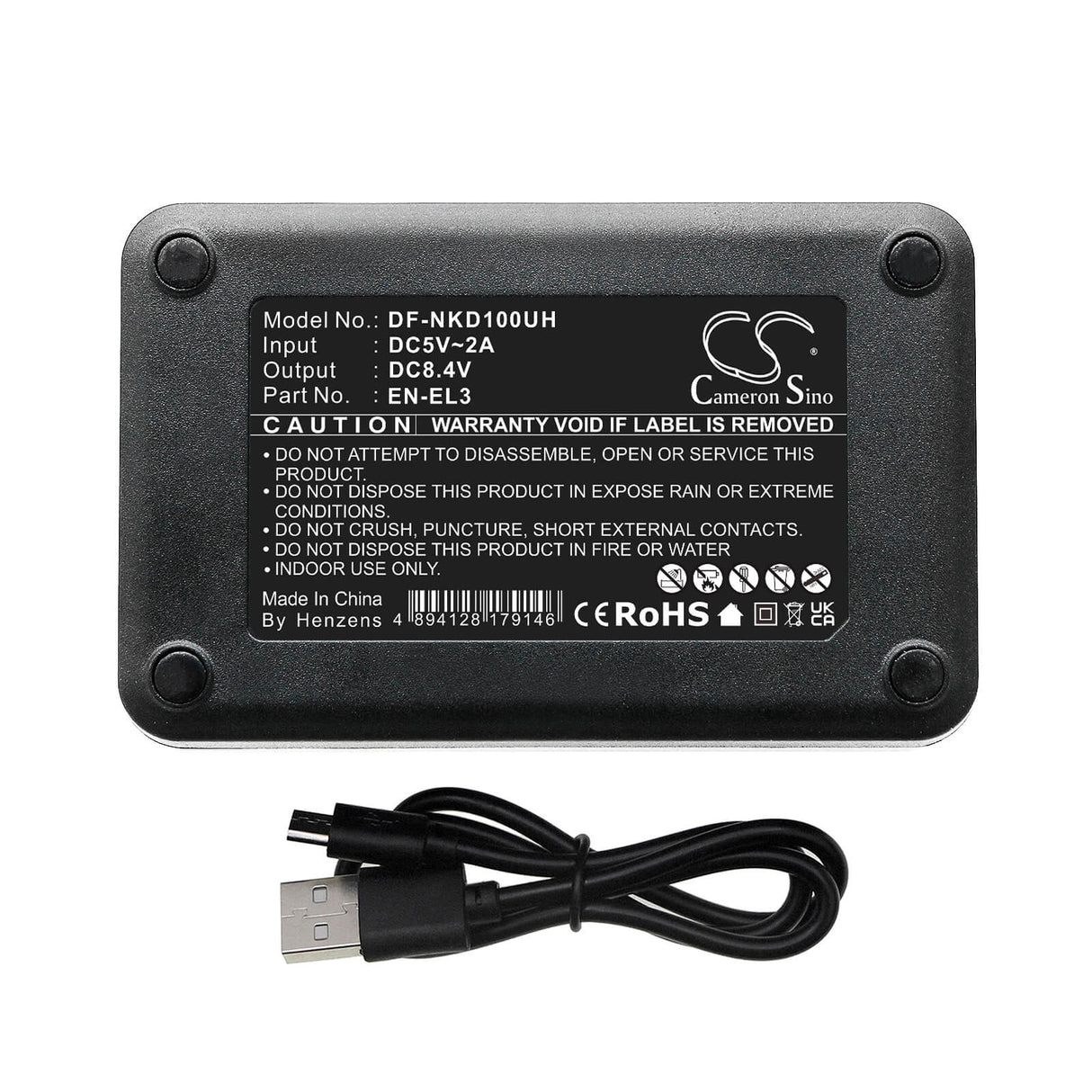 Dual Charger For Nikon En-el3, En-el3a, En-el3e, Mh-18a Batteries Camera Charger Cameron Sino Technology Limited   