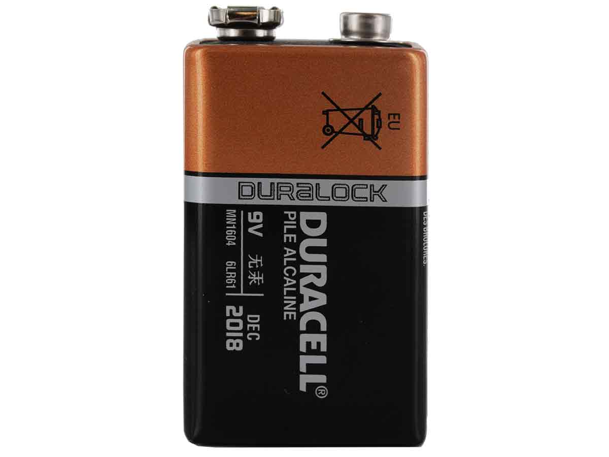 Duracell 9 Volt Alkaline Battery Mn1604 - Non Rechargeable Sealed Lead Acid Suspended Product   