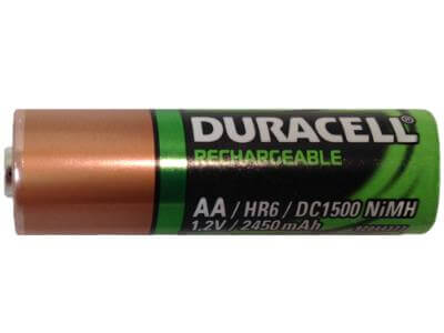 Duracell Aa 2450mah Nimh Rechargeable Battery Model Hr6 / Dc1500 Sealed Lead Acid CB Range   