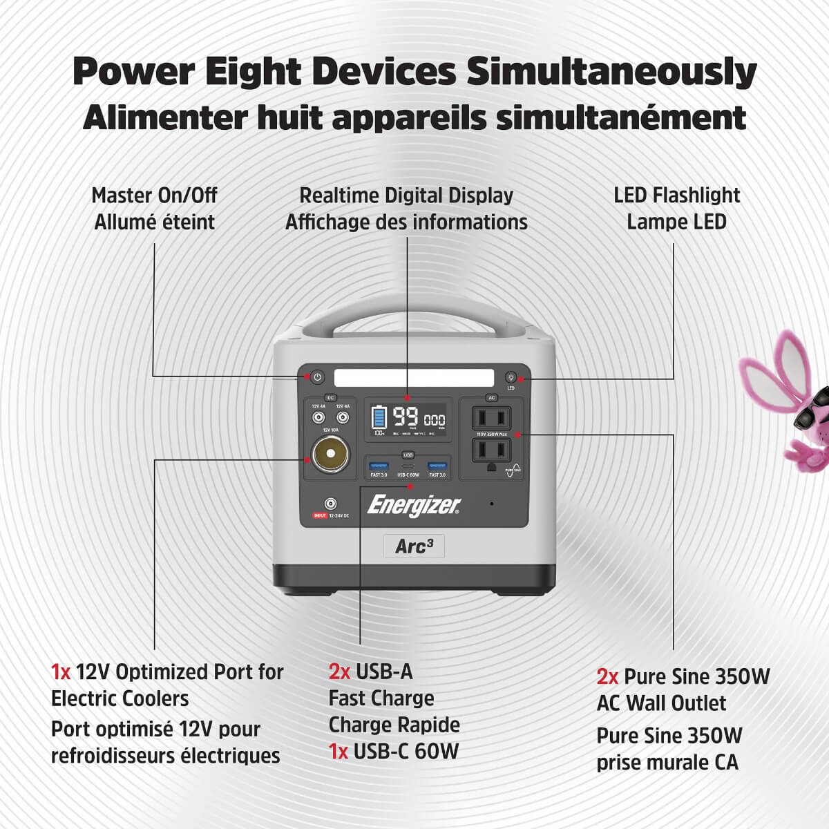 Energizer Arc3 Portable Power Station Battery By Use Energizer   