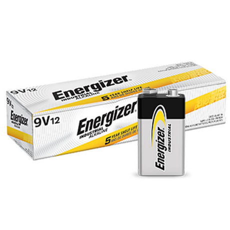 Energizer Industrial 9v Alkaline Battery En22- Non Rechargeable Battery By Use Energizer   
