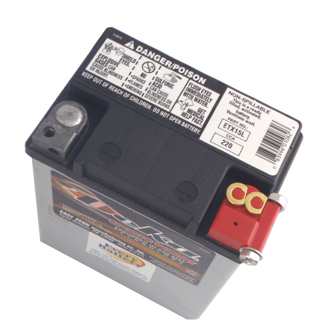 Etx15l 12v 220 Cca Deka Agm Motorcycle Battery Other Batteries Suspended Product   