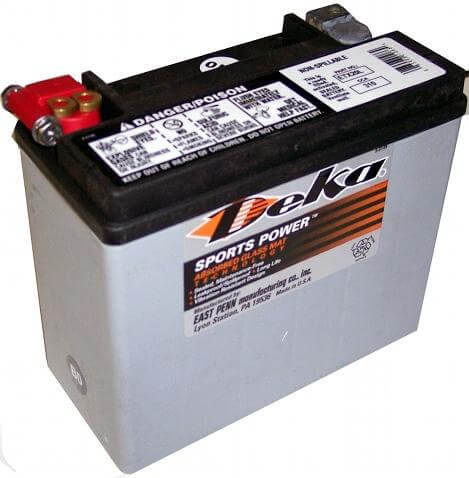 Etx20l12v 310 Cca Deka Agm Motorcycle Battery Other Batteries Suspended Product   