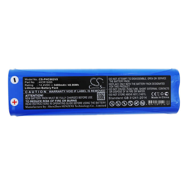 Extended Battery For Bissell, 1974c, 1974d, 1605c, Part No. 1607381 14.4v, 3400mah - 48.96wh Vacuum Cameron Sino Technology Limited   