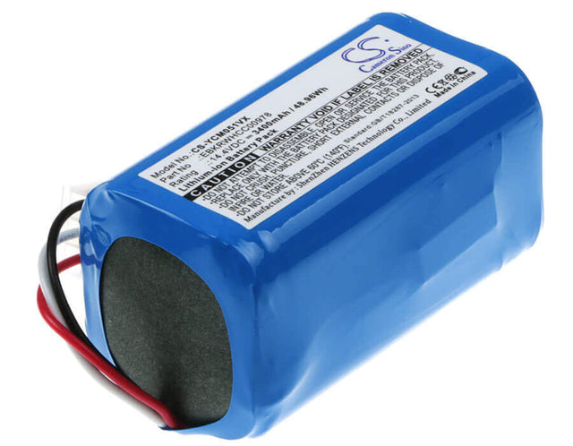 Extra Runtime Battery For Iclebo Ycr-m05-10, Ycr-m05-11 14.4v, 3400mah - 48.96wh Vacuum Cameron Sino Technology Limited   