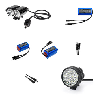 7.4V, Li-ion, 5200mAh, Flashlight battery fits Cameron Sino Technologies, 18650x4, 38.48Wh