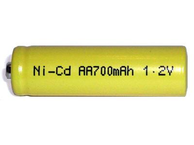 Generic Aa Button Top Nicd Rechargeable Battery - 700 Mah Sealed Lead Acid CB Range   