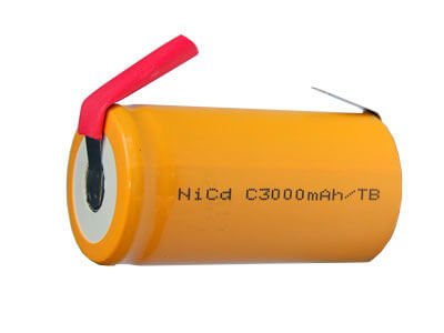 Generic C Size Flat Top With Tabs Nicd Rechargeable Battery - 3000 Mah Sealed Lead Acid CB Range   