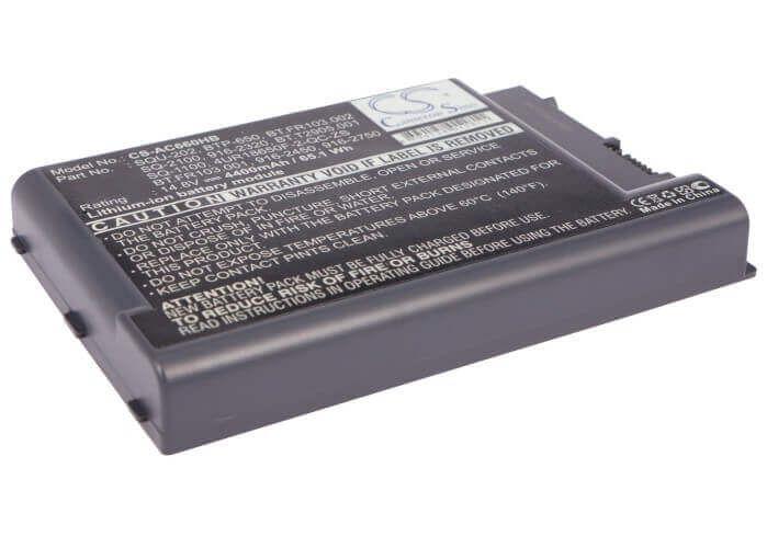 Grey Battery For Acer Travelmate 802lmi, Quanta Z500, Travelmate 661lci 14.8v, 4400mah - 65.12wh Batteries for Electronics Cameron Sino Technology Limited (Suspended)   