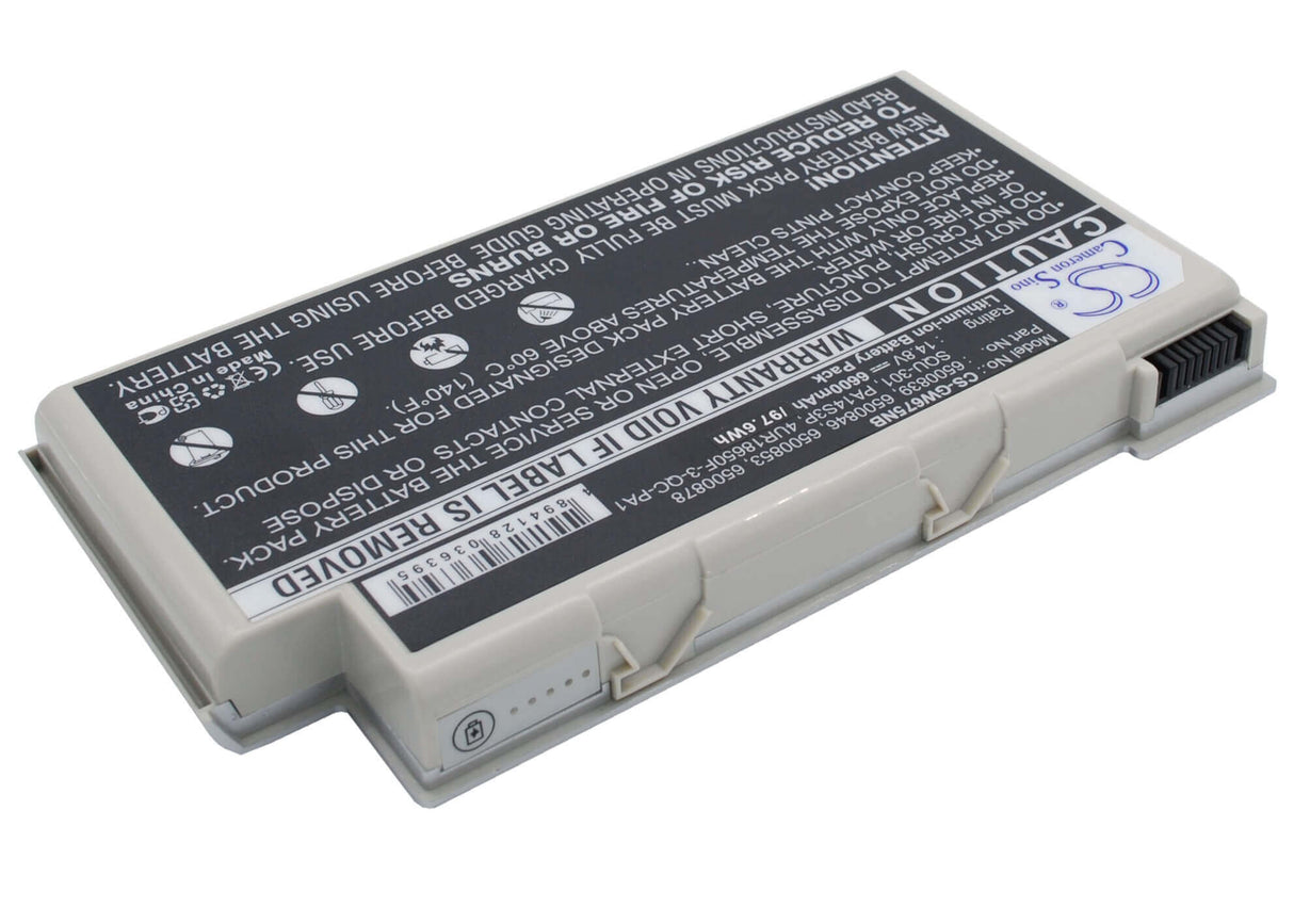 Grey Battery For Gateway M675, M675cs, M675e 14.8v, 6600mah - 97.68wh Batteries for Electronics Cameron Sino Technology Limited (Suspended)   