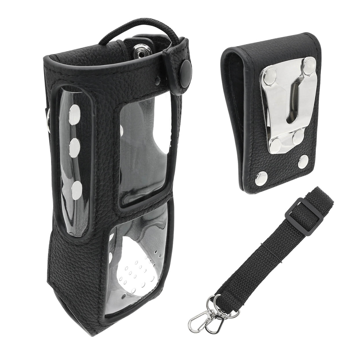 Hard Leather Carry Case, Fits Hytera two-Way radio Hp700, Hp705 Two-Way Radio Case Cameron Sino Technology Limited   