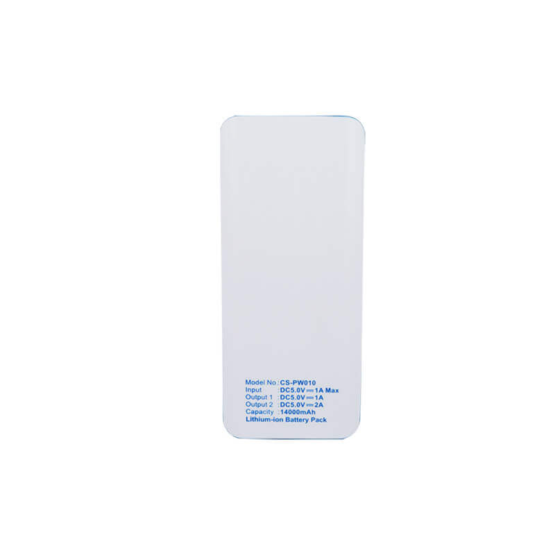 Hi Power White Usb Power Bank 5v, 14000mah - 70.00wh Batteries for Electronics Cameron Sino Technology Limited (Suspended)   