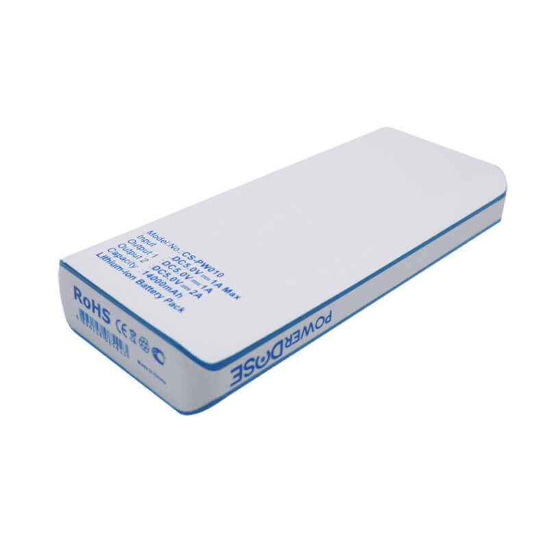 Hi Power White Usb Power Bank 5v, 14000mah - 70.00wh Batteries for Electronics Cameron Sino Technology Limited (Suspended)   