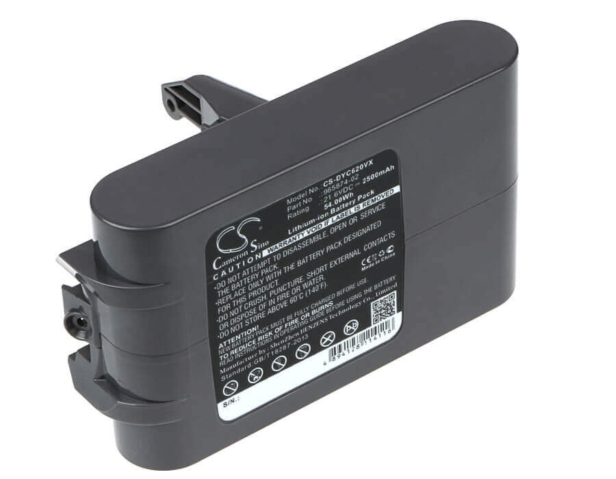 High Capacity Battery For Dyson V6, Dc72 Animal, Dc61, Dc62, Dc58 21.6v, 2500mah - 54.00wh Batteries for Electronics Cameron Sino Technology Limited   