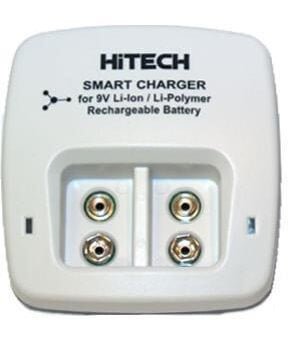 Hitech 2 Bank 9v Lithium Ion & Lithium Polymer Smart Battery Charger Sealed Lead Acid CB Range   