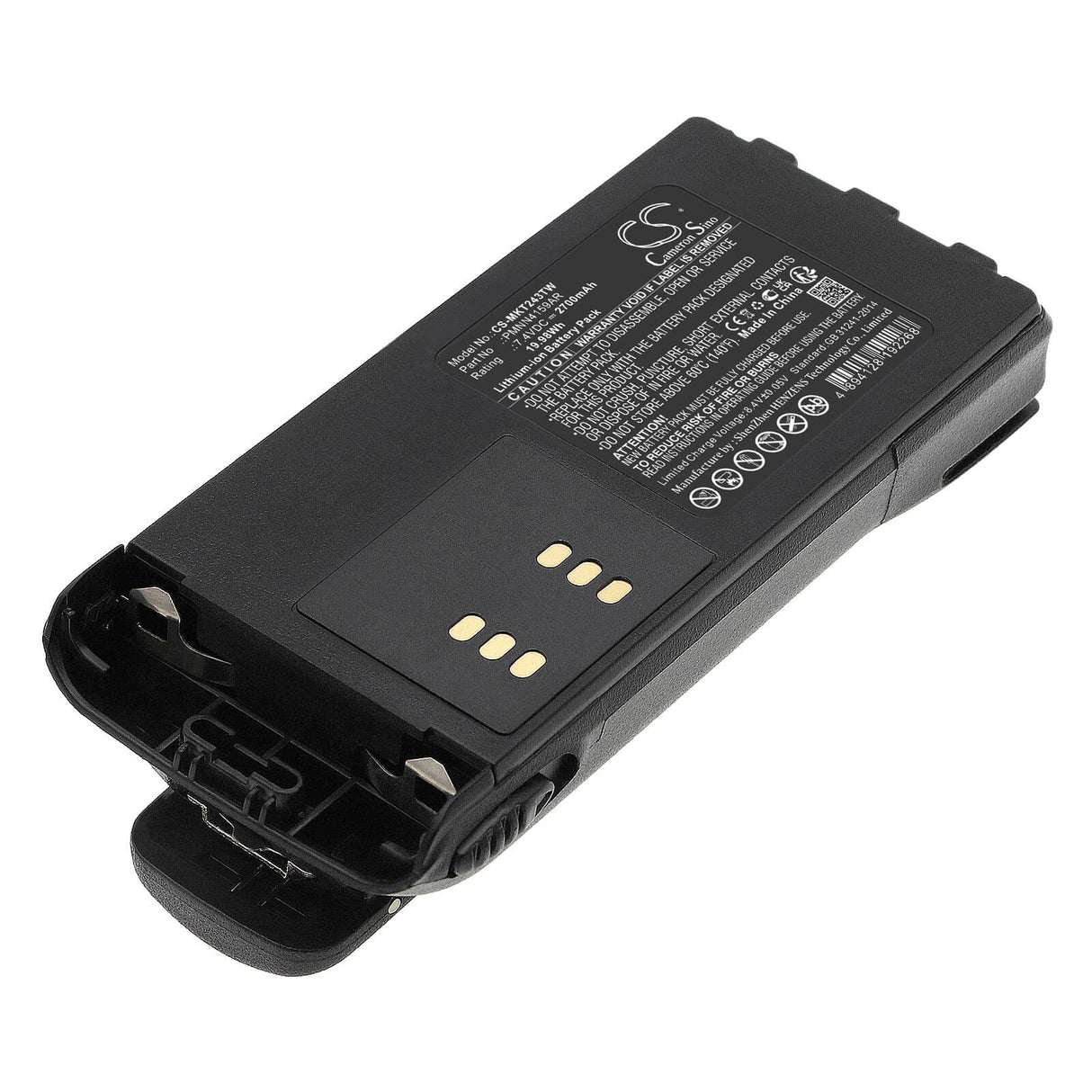 Impres Battery For Motorola Gp140, Gp240, Gp280 7.4v, 2700mah - 19.98wh Two-Way Radio Cameron Sino Technology Limited   