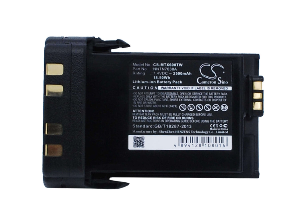 Impress Battery For Motorola Apx6000, Apx7000, Apx8000 7.4v, 2500mah - 18.50wh Two-Way Radio Cameron Sino Technology Limited   