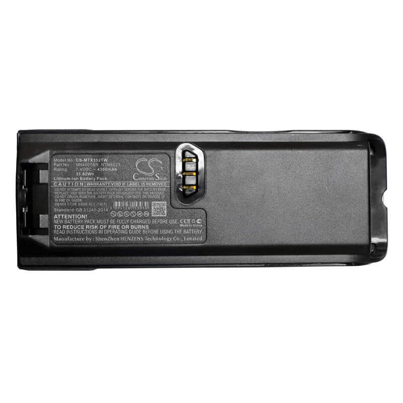 Impres Li-ion, 4300mah,Two-Way Radio Battery For Motorola, Ntn8293, Ntn8294, Tetra Mtp200 7.4v, 31.82wh Two-Way Radio Cameron Sino Technology Limited   