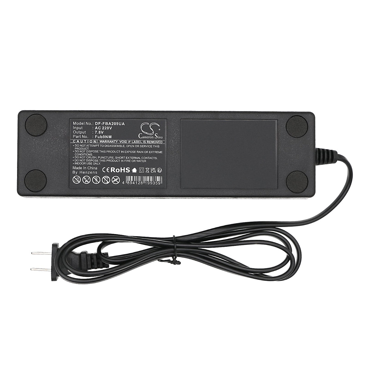 Mains Charger Fits HBC crane battery models Fbfub09n, Fub 9nm Crane Remote Control Charger Cameron Sino Technology Limited   