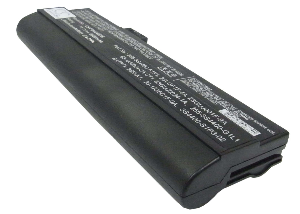 Metallic Grey Battery For Averatec 5500, 6100a, 6110 11.1v, 6600mah - 73.26wh Notebook, Laptop Cameron Sino Technology Limited   