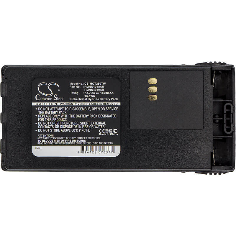 Ni-mh Impres Battery For Motorola P88s, Ct150, Ct250 7.5v, 1800mah - 13.50wh Two-Way Radio Cameron Sino Technology Limited   