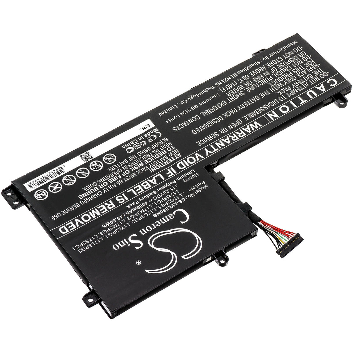 Notebook Battery For Lenovo, Legion Y530, Legion Y7000 11.34v, 4400mah - 49.90wh Notebook, Laptop Cameron Sino Technology Limited   