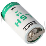 Opposite-tabbed Saft Lsh14 3.6v C-size Battery 5800mah Battery By Use Saft Lithium Batteries   